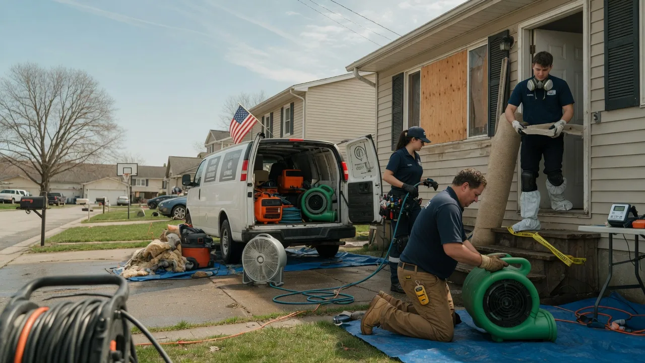 Water Damage Restoration in Wapello, IA near me